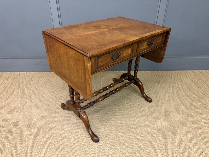 Burr Walnut Sofa Table - Image 17