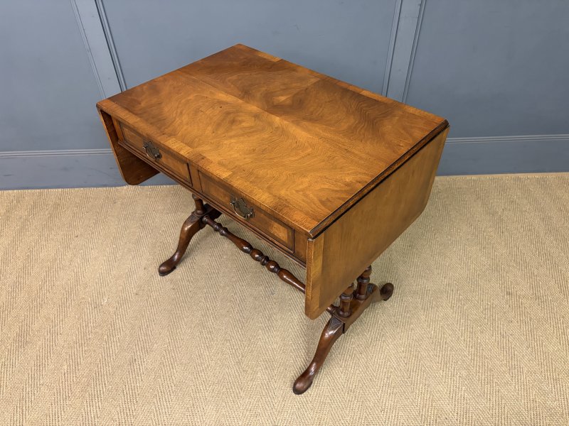 Burr Walnut Sofa Table - Image 16