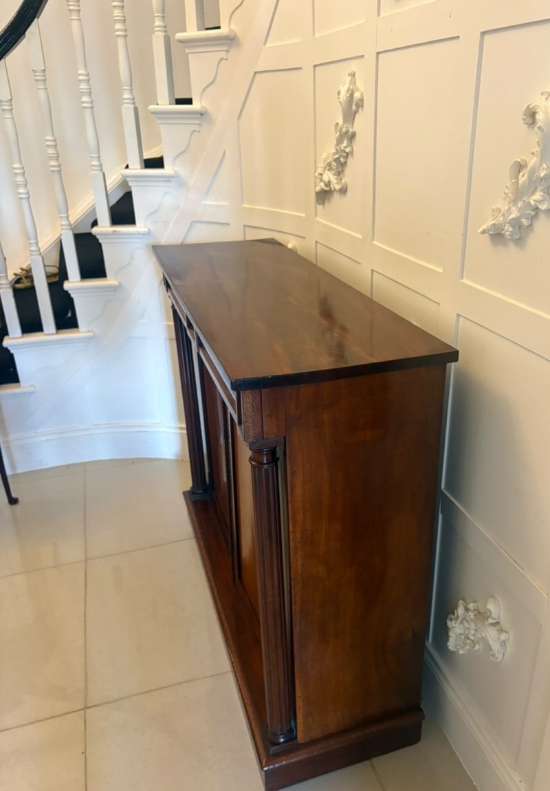 Antique Regency Mahogany Two Door Sideboard Cabinet - Image 5