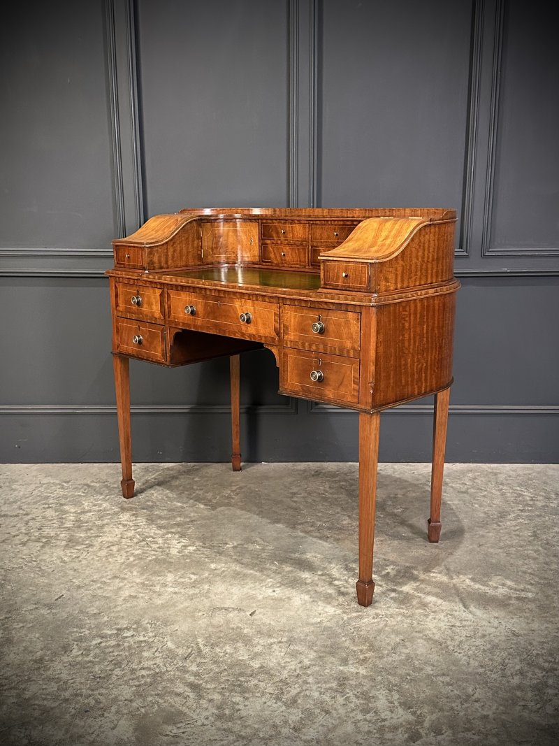 Inlaid Mahogany Carlton House Desk - Image 6