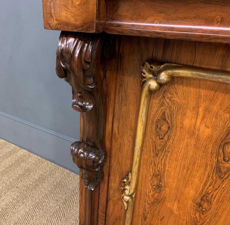 Regency Period Rosewood Side Cabinet - Image 4