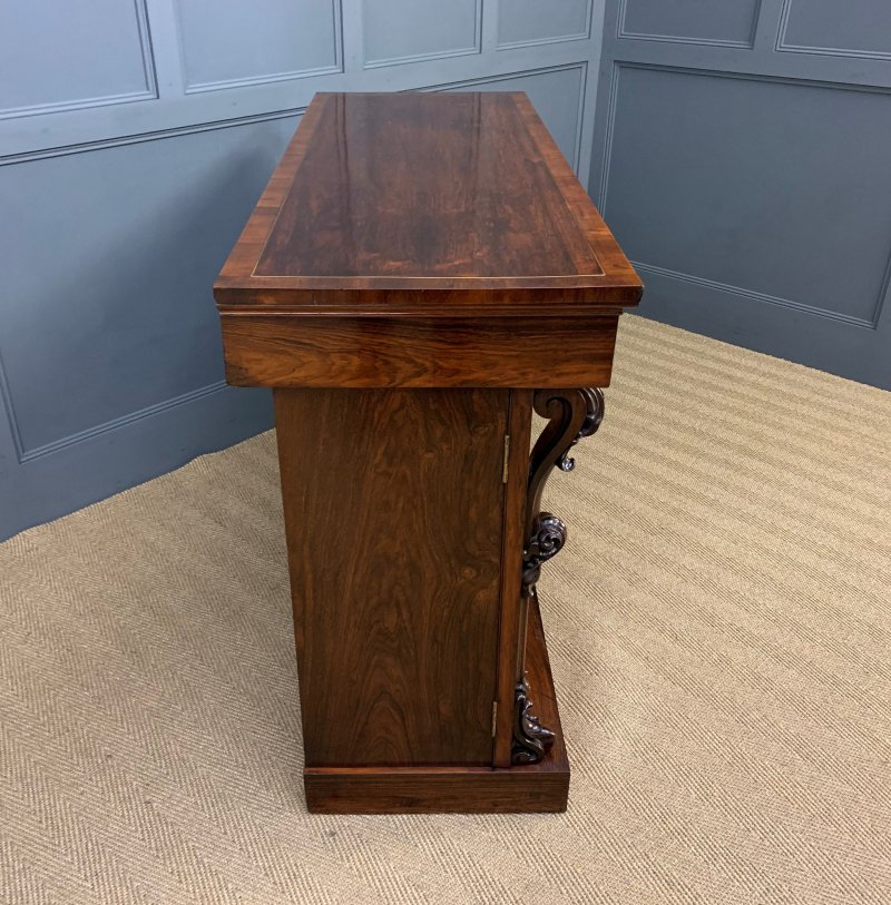Regency Period Rosewood Side Cabinet - Image 8