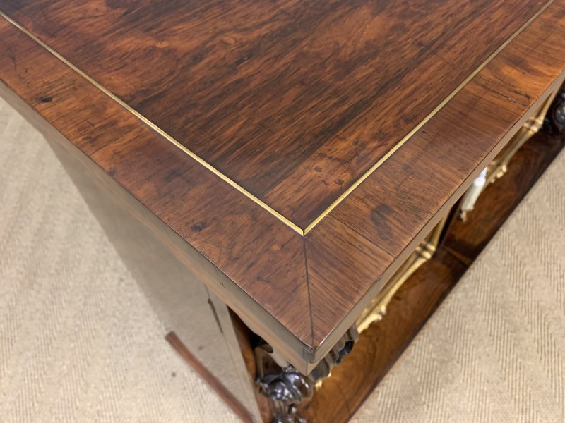 Regency Period Rosewood Side Cabinet - Image 18