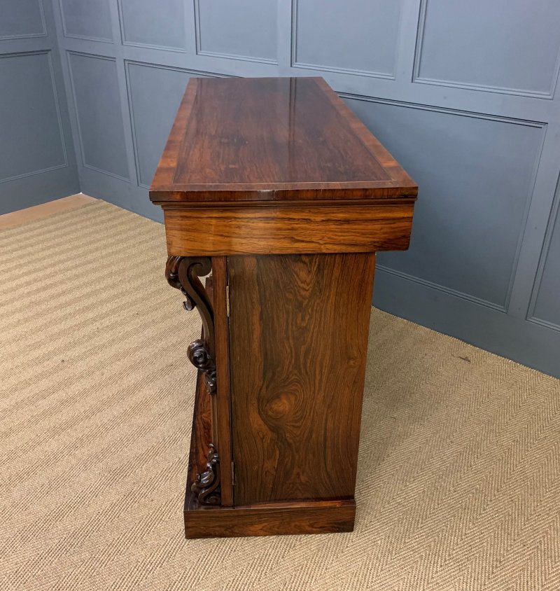Regency Period Rosewood Side Cabinet - Image 9