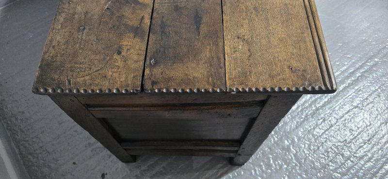 Georgian Oak Coffer - Image 7