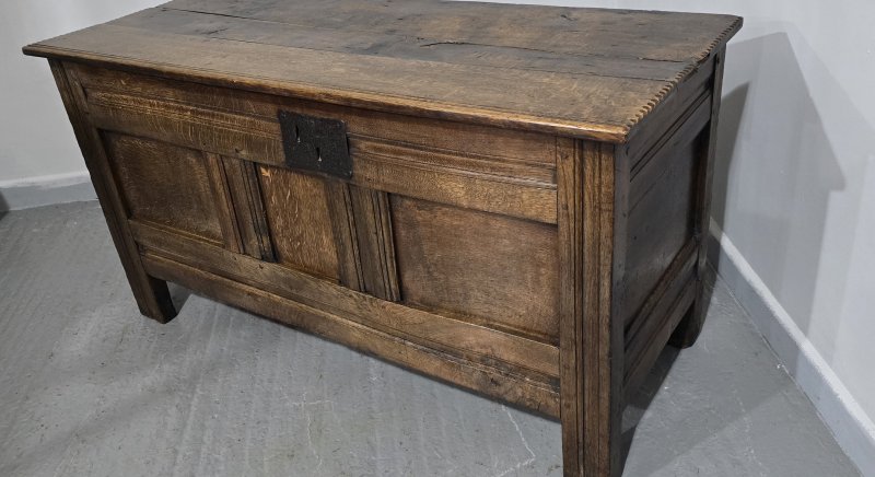 Georgian Oak Coffer - Image 2