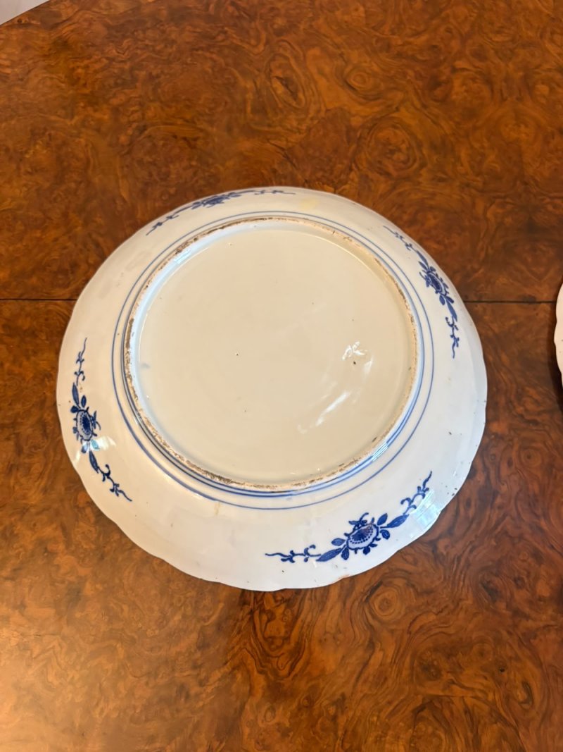 Antique Japanese Meiji Imari Porcelain Plates with Exotic Birds – Pair - Image 15