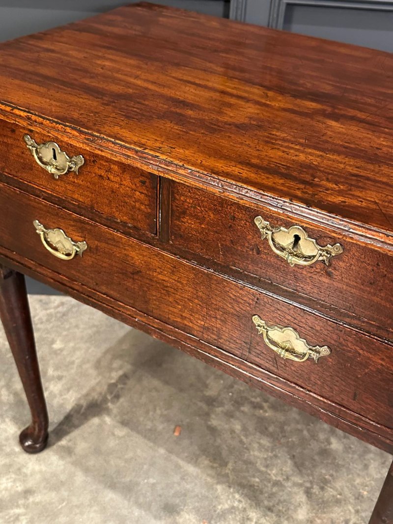 Queen Anne Oak Lowboy - Image 7