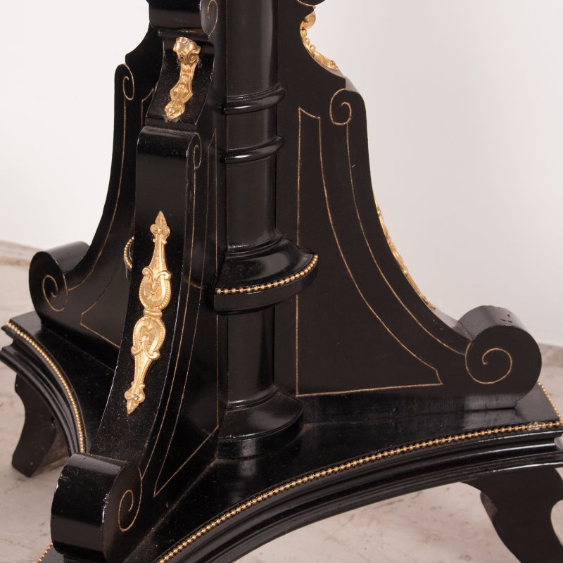 Pair Of Ebonised Highly Decorative Torcheres - Image 8