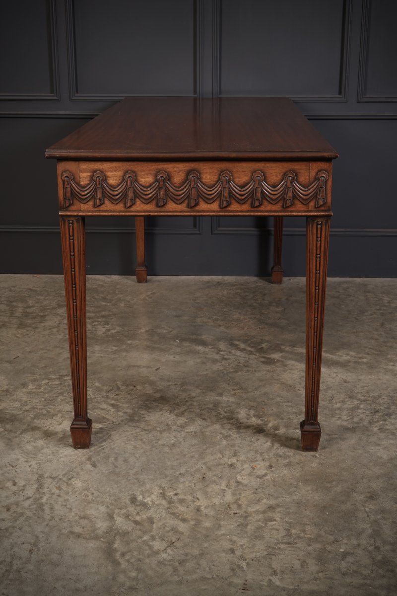 Large Sheraton Style Mahogany Serving Table - Image 15