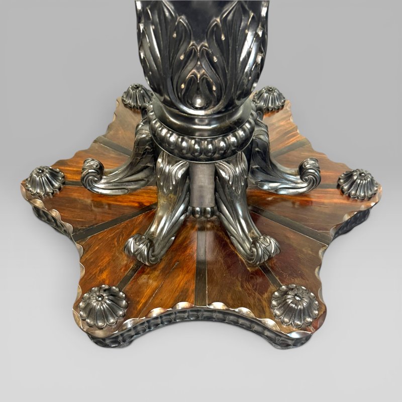 Antique Ceylonese Ebony & Calamander Centre Table, Circa 1840 - Image 4