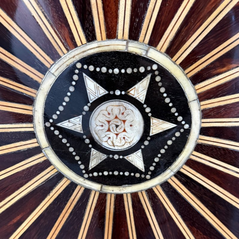 Antique Ceylonese Ebony & Calamander Centre Table, Circa 1840 - Image 5