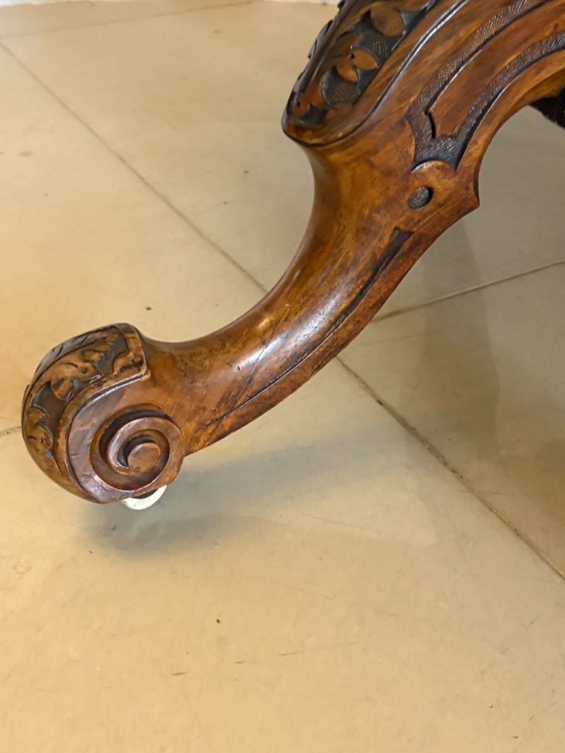 Antique Victorian Burr Walnut 6 Seater Oval Tilt-Top Centre Dining Table - Image 11