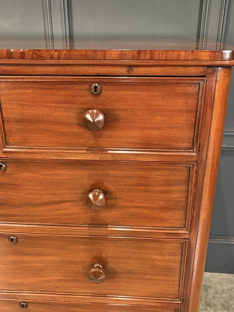Victorian Mahogany Chest of Drawers - Image 4