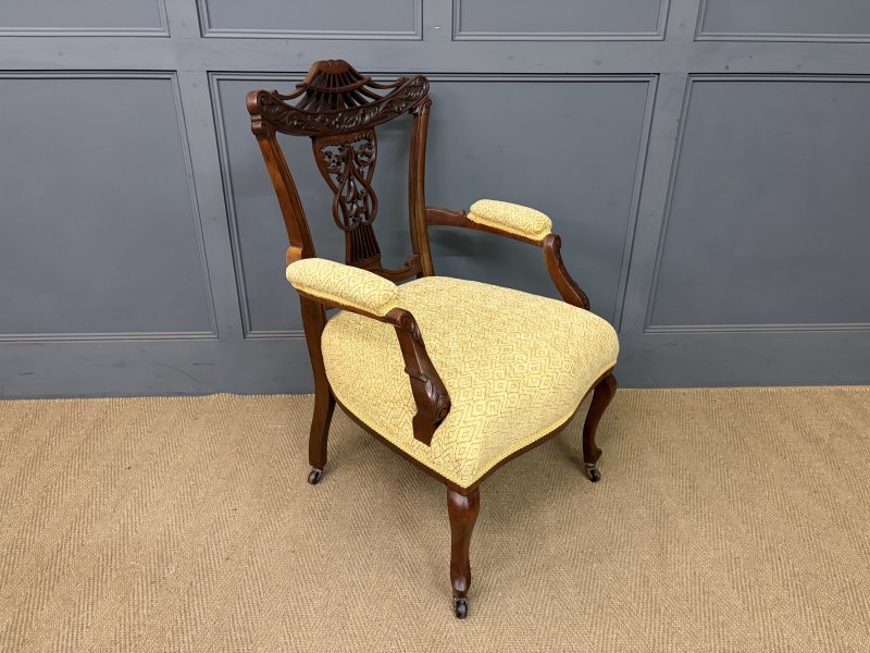 Victorian Mahogany 7 Piece Salon Suite - Image 16