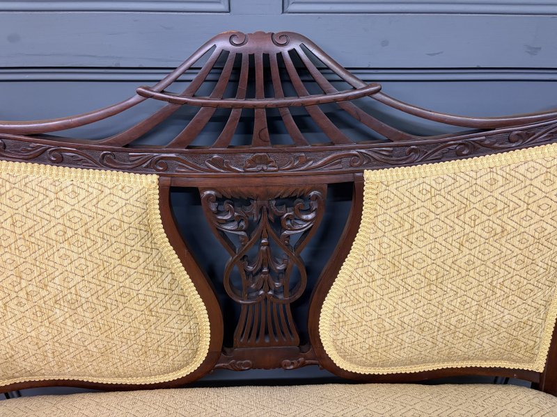 Victorian Mahogany 7 Piece Salon Suite - Image 17