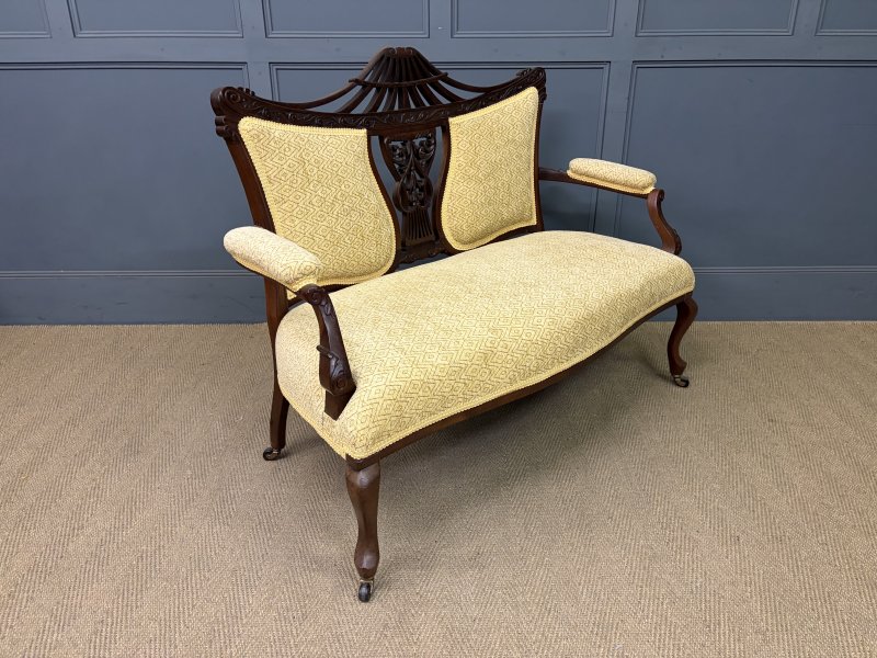 Victorian Mahogany 7 Piece Salon Suite - Image 18