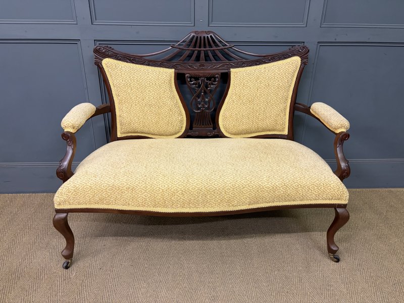 Victorian Mahogany 7 Piece Salon Suite - Image 20
