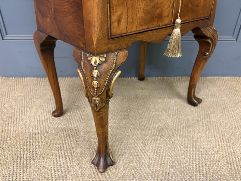Pair of Burr Walnut Bedside Cupboards by Maple & Co. - Image 11