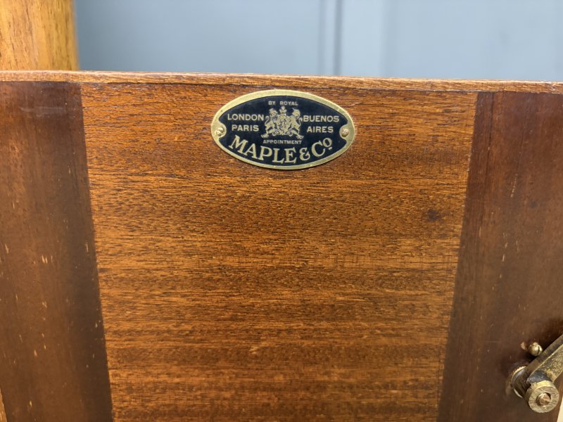 Pair of Burr Walnut Bedside Cupboards by Maple & Co. - Image 9