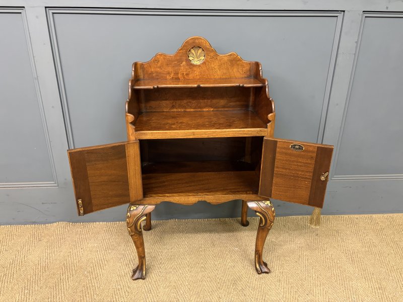 Pair of Burr Walnut Bedside Cupboards by Maple & Co. - Image 13