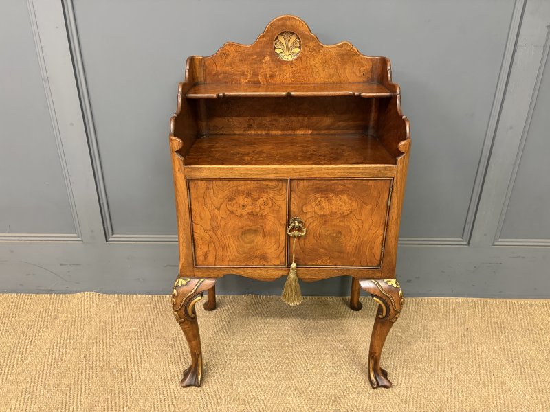Pair of Burr Walnut Bedside Cupboards by Maple & Co. - Image 15