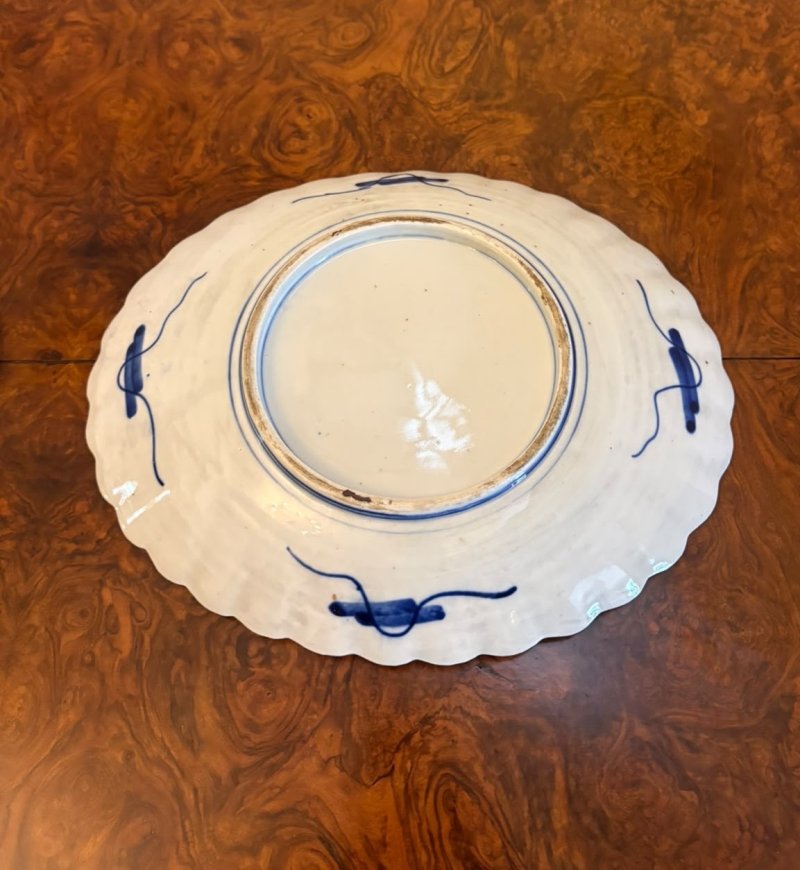 Antique Japanese Meiji Imari Oval Porcelain Dishes – Pair - Image 15