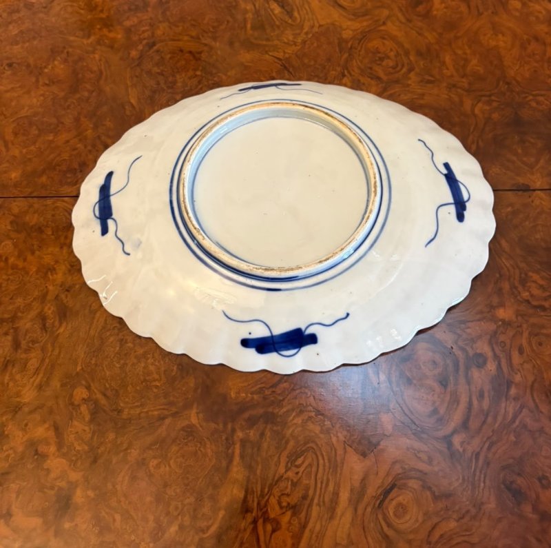 Antique Japanese Meiji Imari Oval Porcelain Dishes – Pair - Image 14