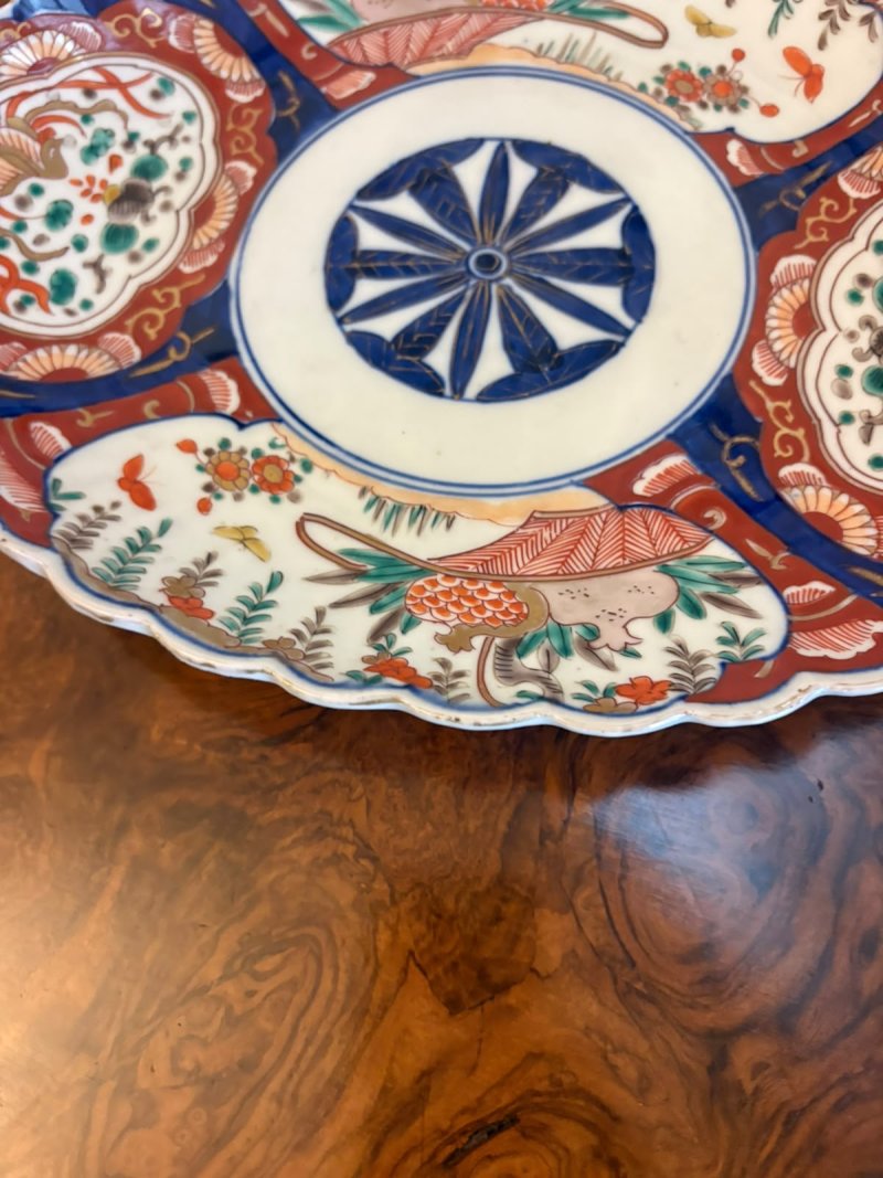 Antique Japanese Meiji Imari Oval Porcelain Dishes – Pair - Image 3