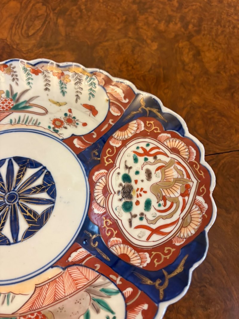 Antique Japanese Meiji Imari Oval Porcelain Dishes – Pair - Image 5