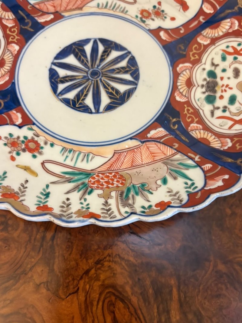Antique Japanese Meiji Imari Oval Porcelain Dishes – Pair - Image 8
