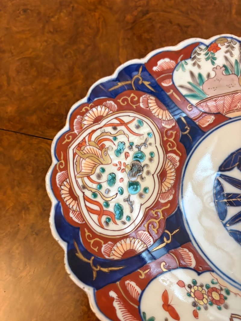 Antique Japanese Meiji Imari Oval Porcelain Dishes – Pair - Image 7