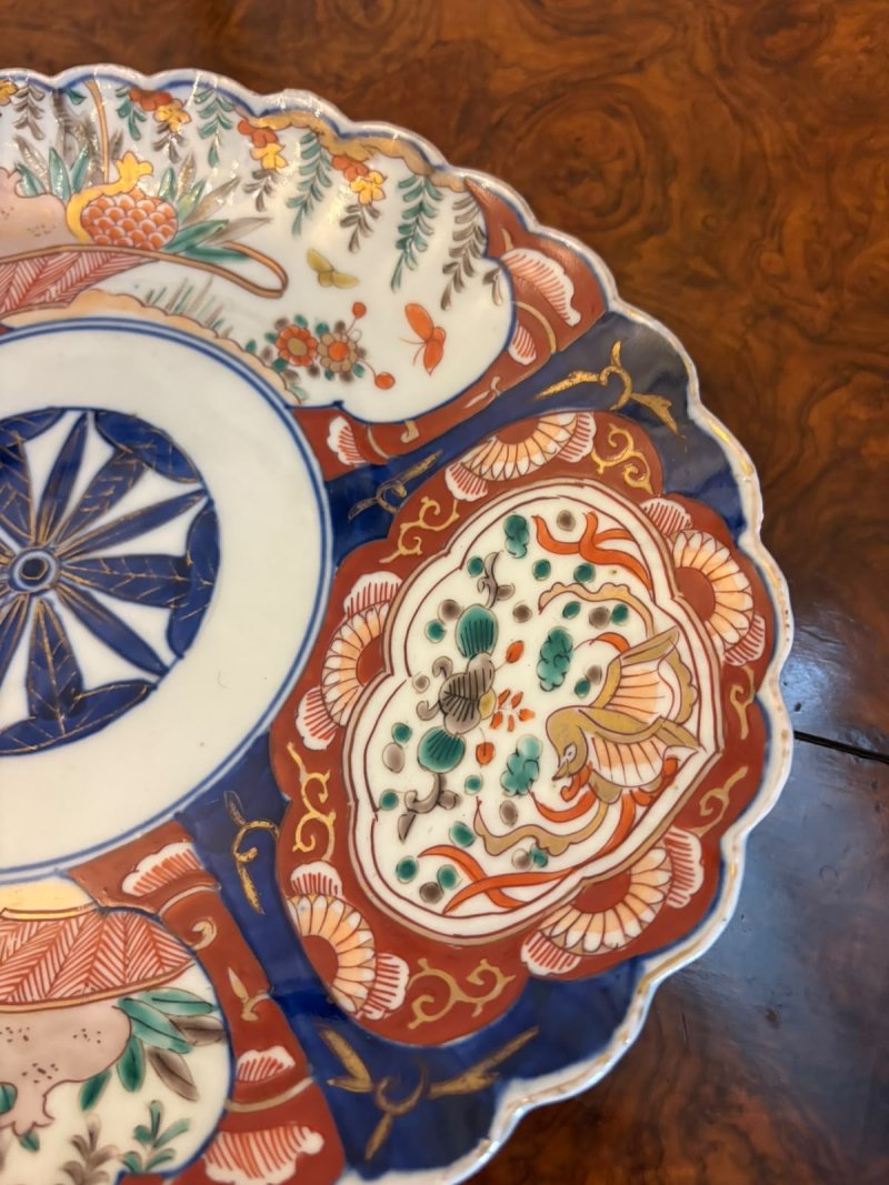Antique Japanese Meiji Imari Oval Porcelain Dishes – Pair - Image 10