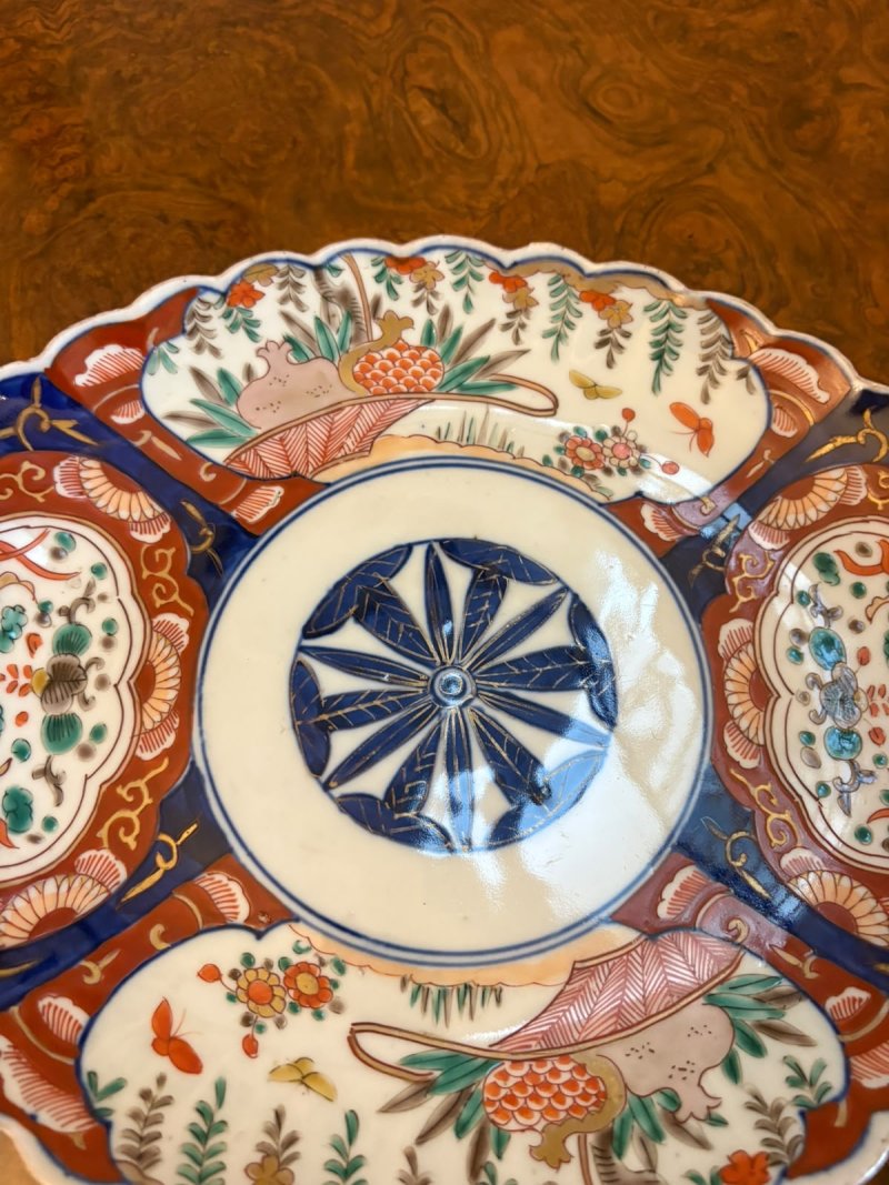 Antique Japanese Meiji Imari Oval Porcelain Dishes – Pair - Image 11