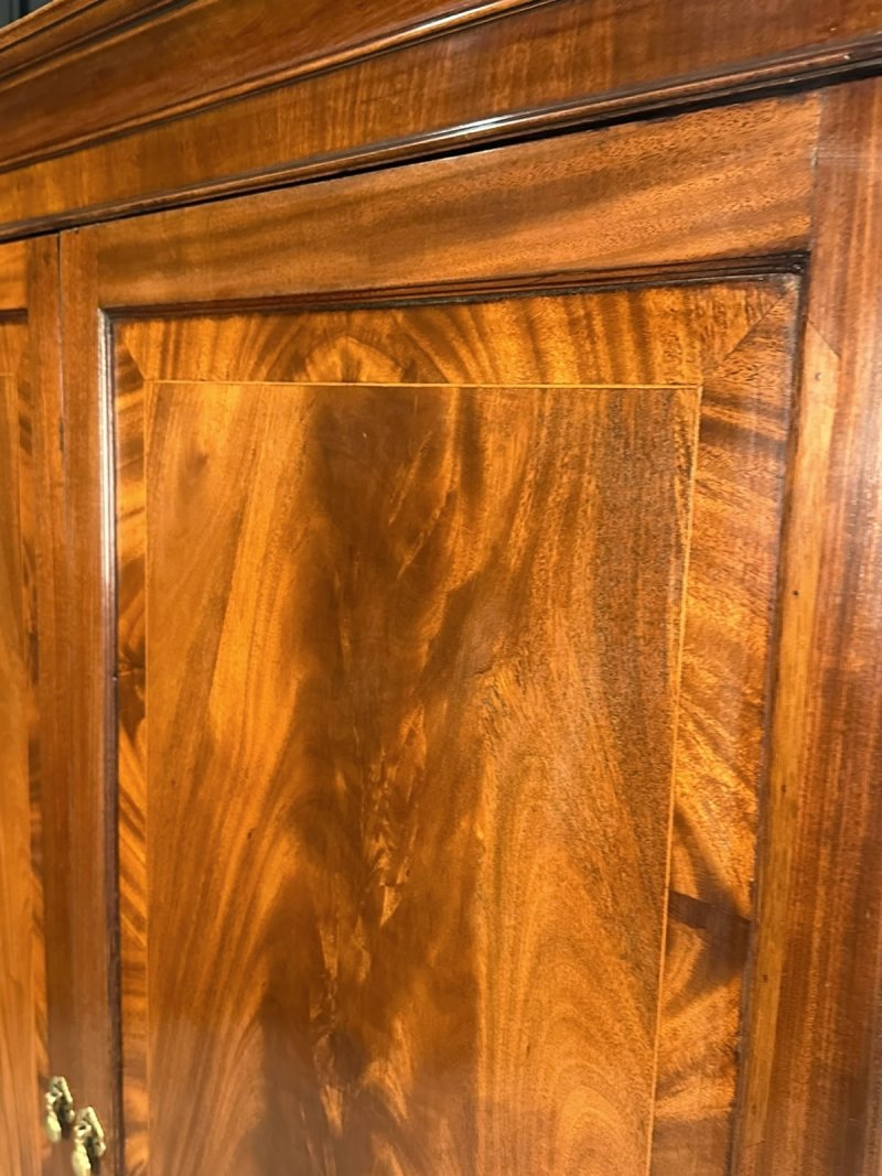 Georgian Style Mahogany Wardrobe - Image 7