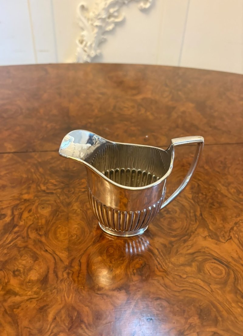 Antique Edwardian Four Piece Silver Plated Tea and Coffee Set - Image 14