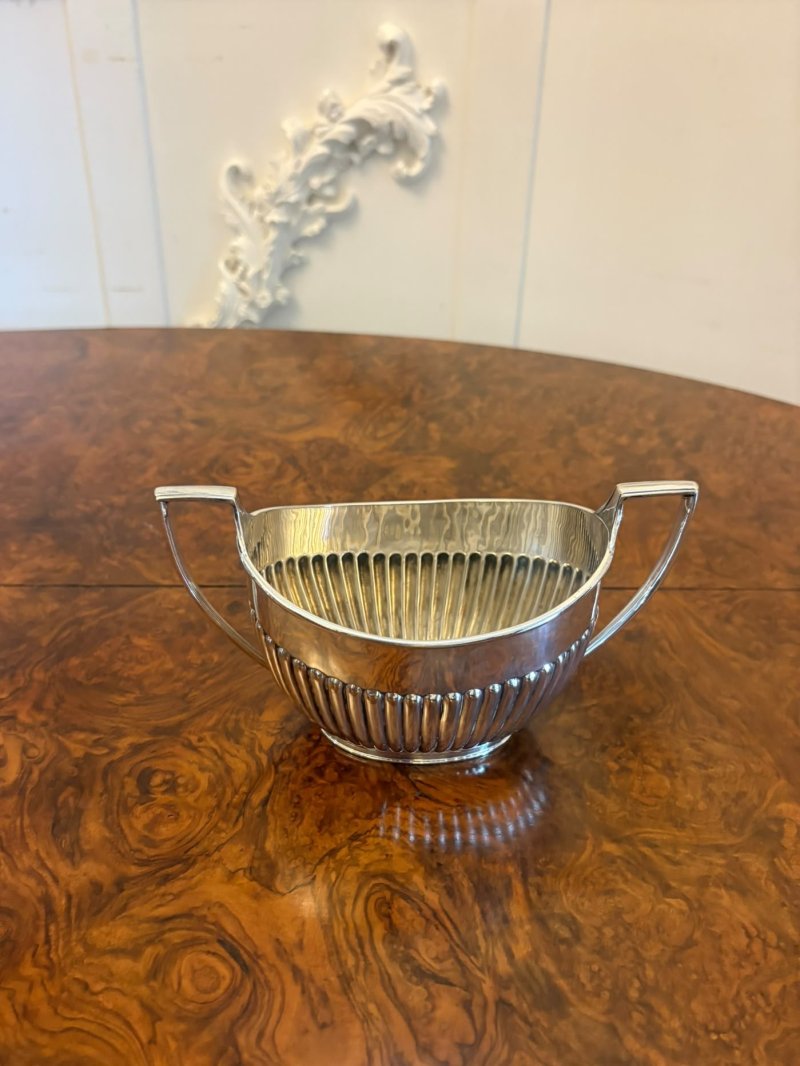 Antique Edwardian Four Piece Silver Plated Tea and Coffee Set - Image 12