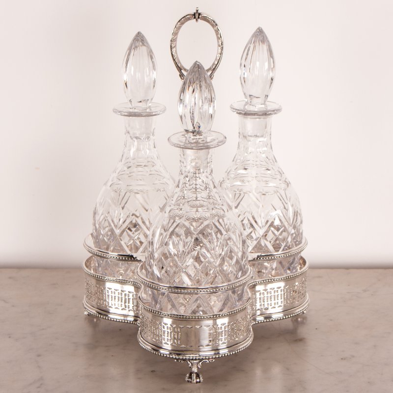 Victorian Walker & Hall Silver Plated Tantalus