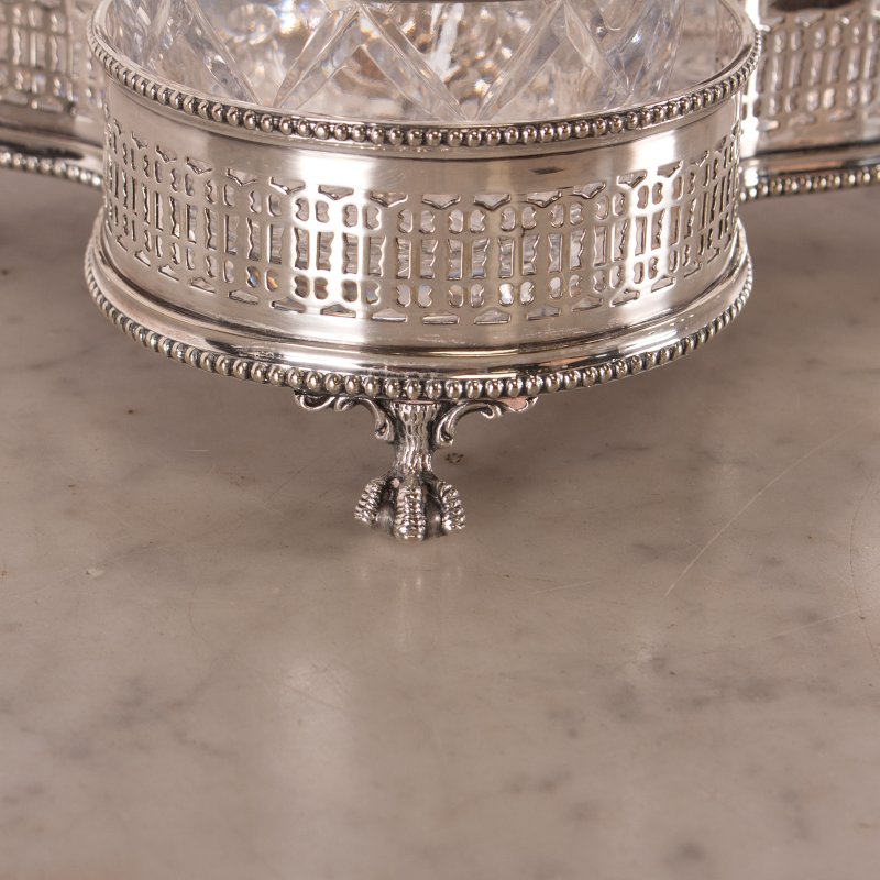 Victorian Walker & Hall Silver Plated Tantalus - Image 13