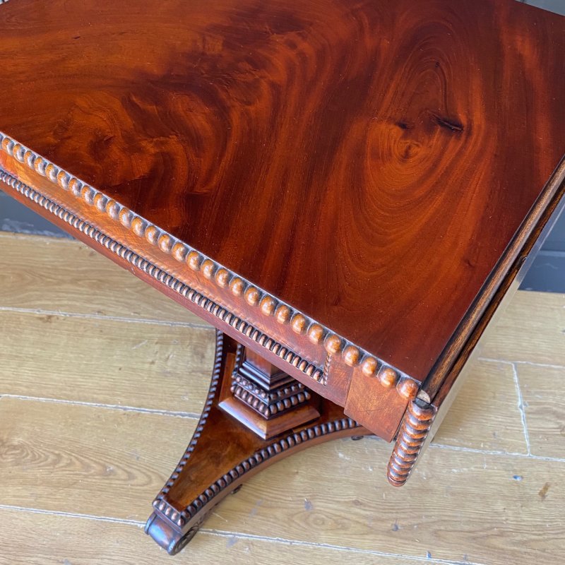 W IV mahogany pedestal side table - Image 10