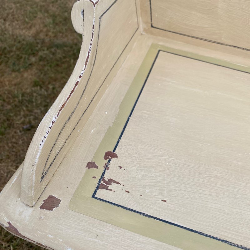 Pine Victorian painted washstand - Image 2