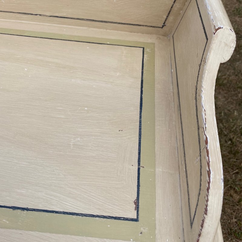 Pine Victorian painted washstand - Image 3