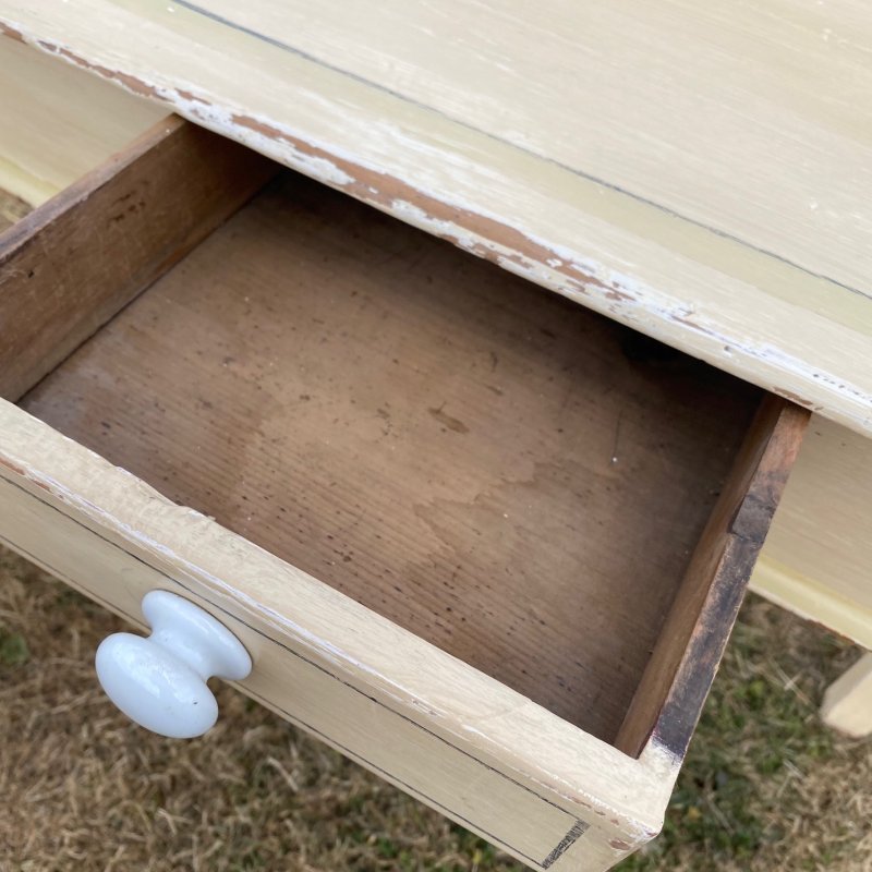 Pine Victorian painted washstand - Image 4