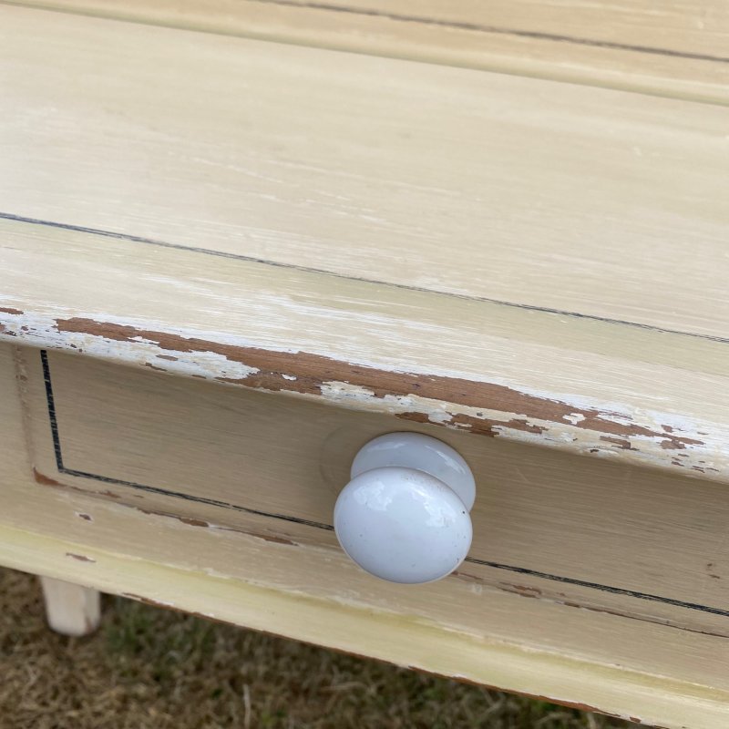 Pine Victorian painted washstand - Image 6
