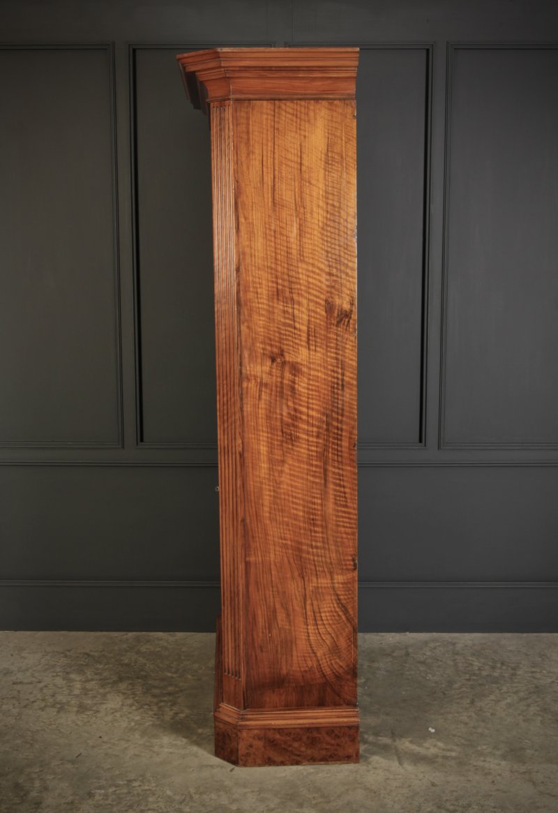 Victorian Burr Walnut Office Bookcase - Image 7