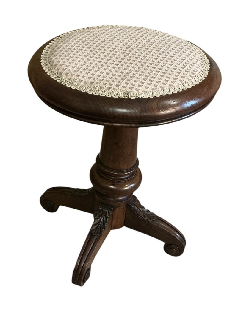 Victorian Adjustable Stool - Image 2