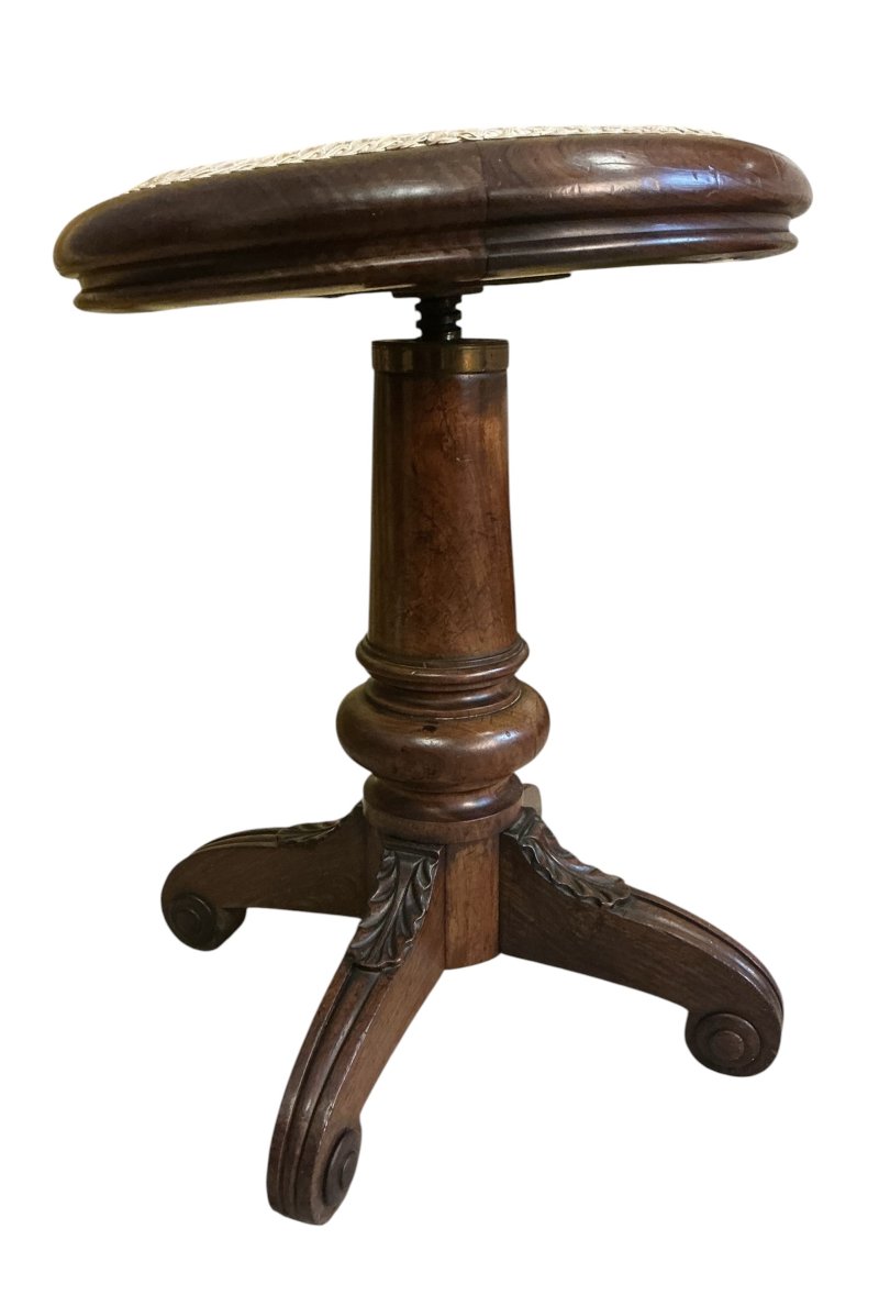 Victorian Adjustable Stool - Image 4