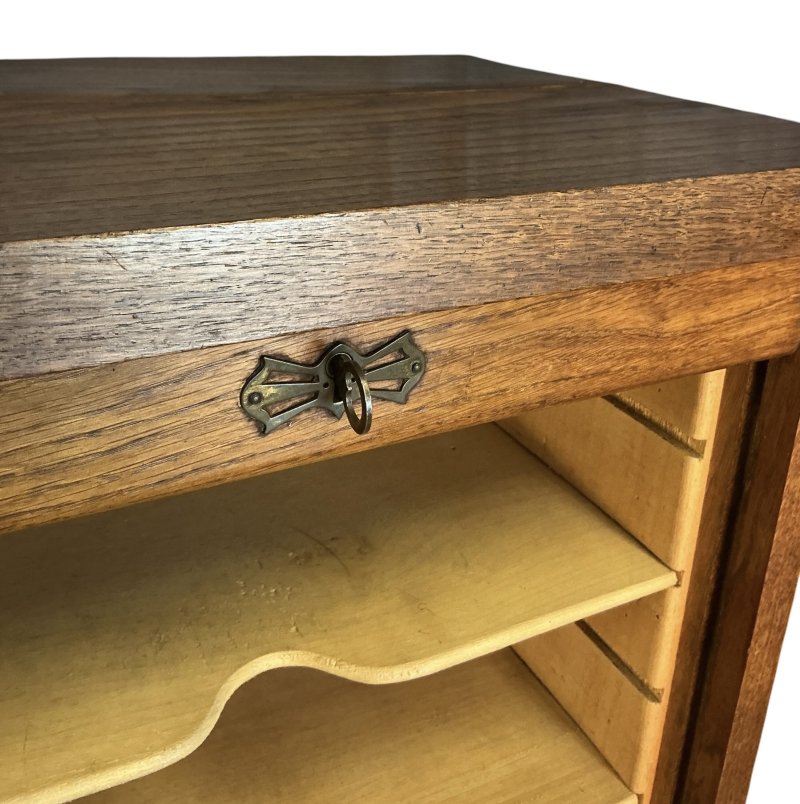 Oak Filing Cabinet - Image 6