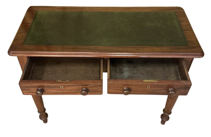 Victorian Mahogany Writing Table - Image 7