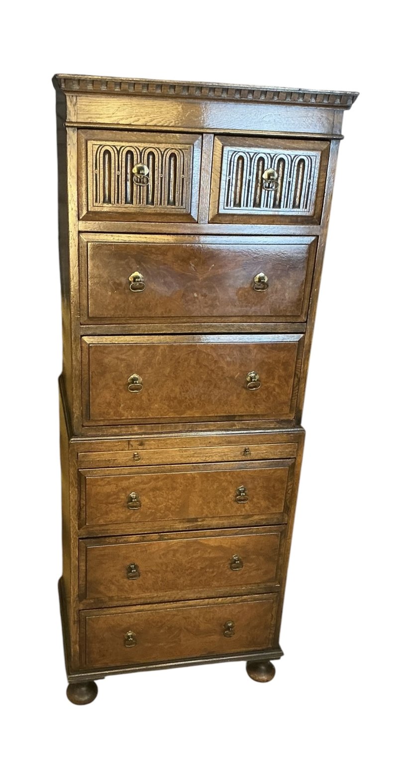 Oak Chest on Chest - Image 2